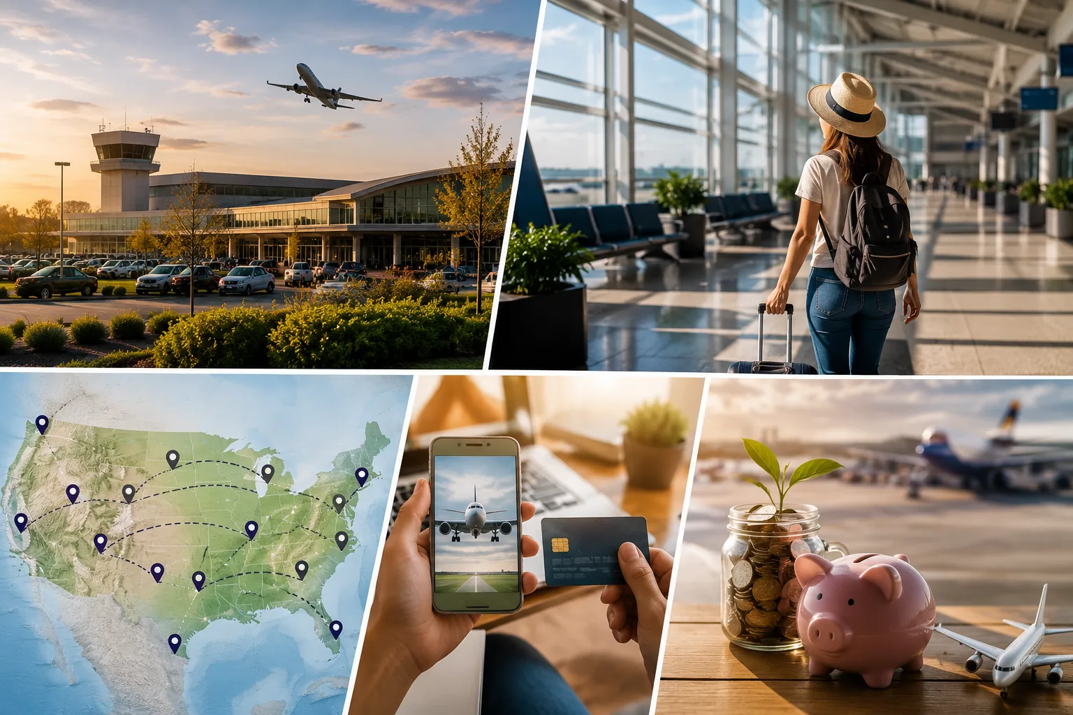 Aeroportos Regionais nos EUA, por que usar e como economizar nas passagens