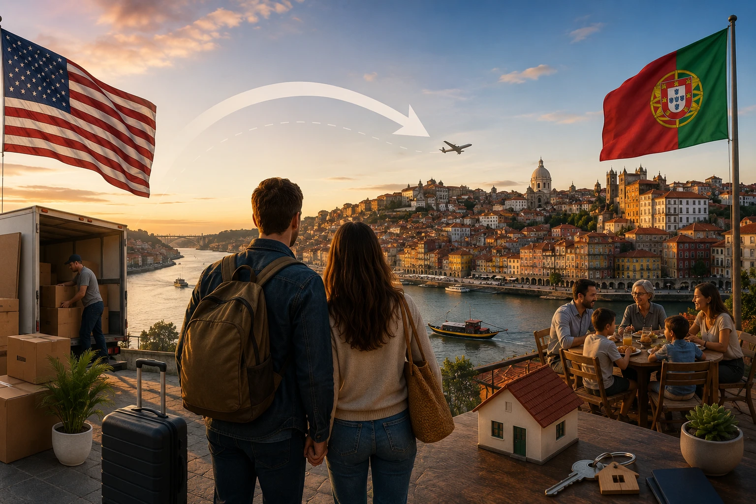 Americanos Migrando para Portugal, por que está acontecendo e o que isso muda