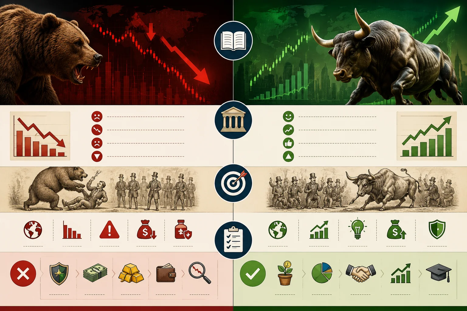 Bear Market e Bull Market, o que são, a origem dos termos e o que fazer em cada fase