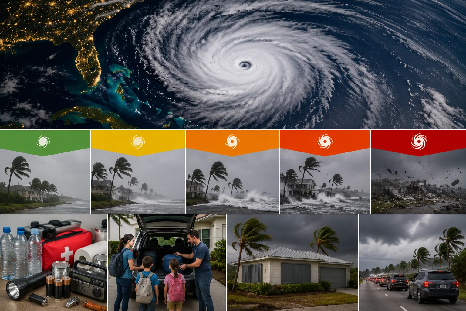 Categorias de Furacões nos EUA, o que cada nível significa e como se preparar
