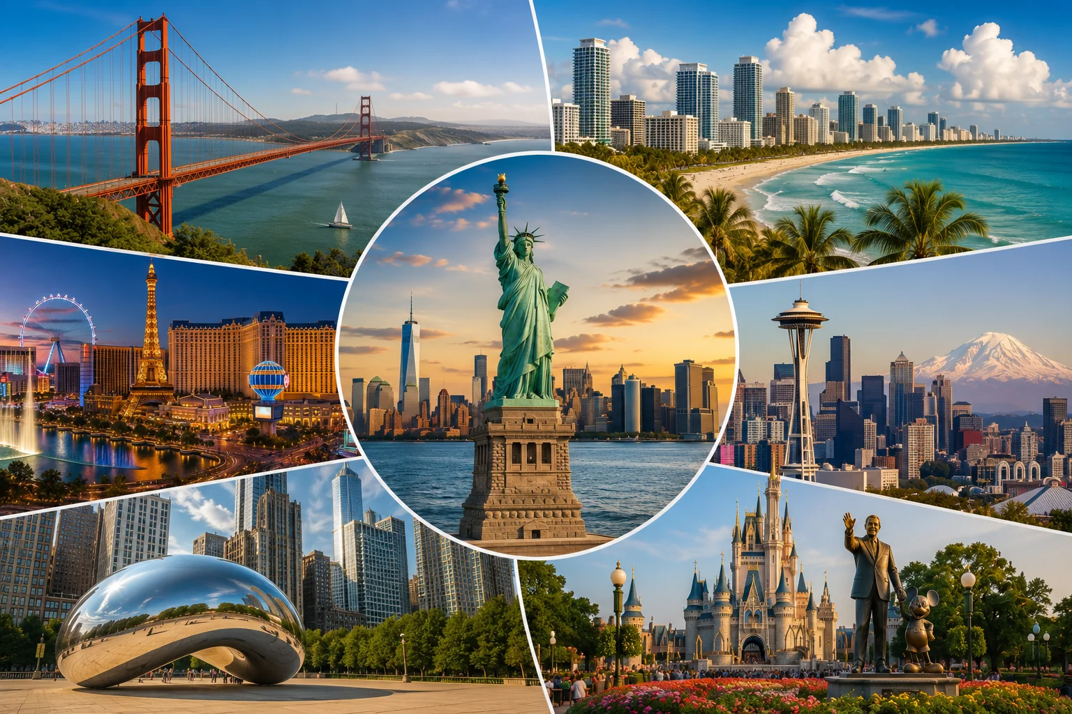 As Cidades Mais Visitadas dos EUA, o que ver e fazer em cada destino