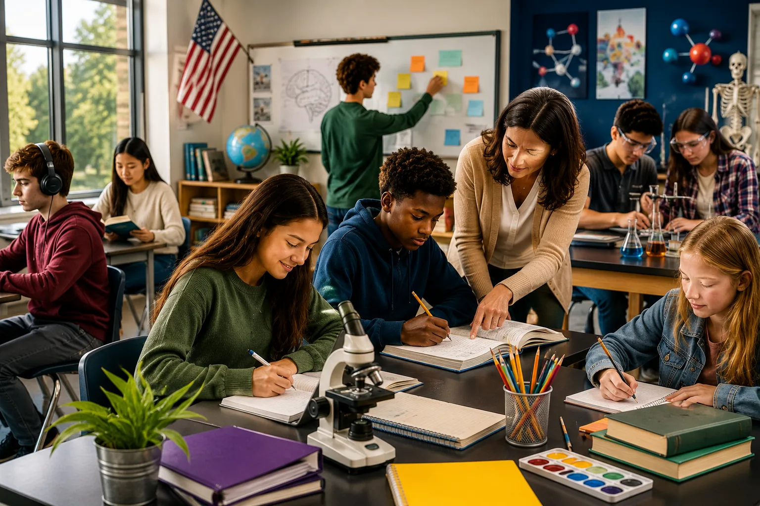 Como Funciona o Sistema de Disciplinas Escolares nos EUA