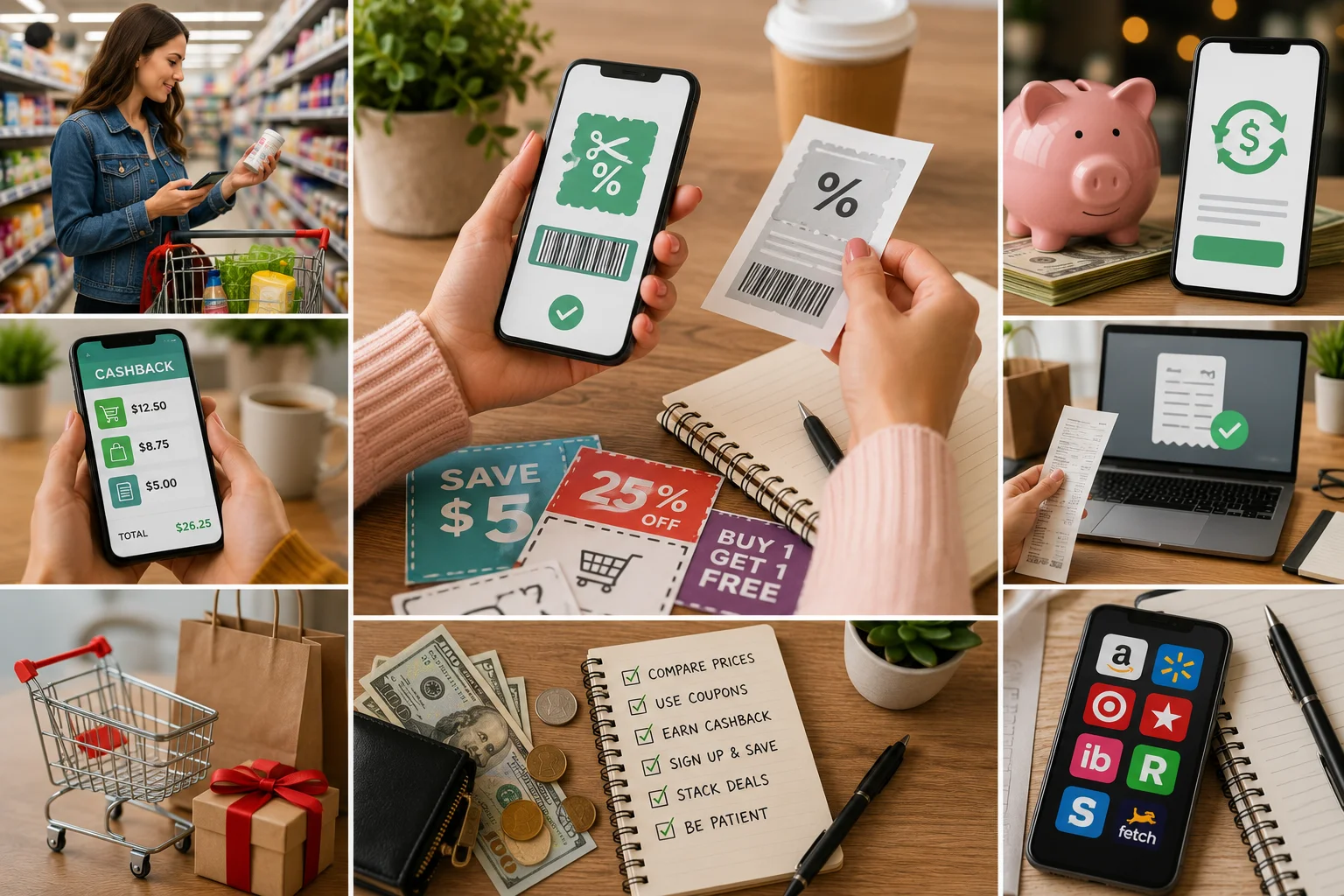 Como usar cupons de desconto nos EUA, apps, cashback e estratégias que funcionam