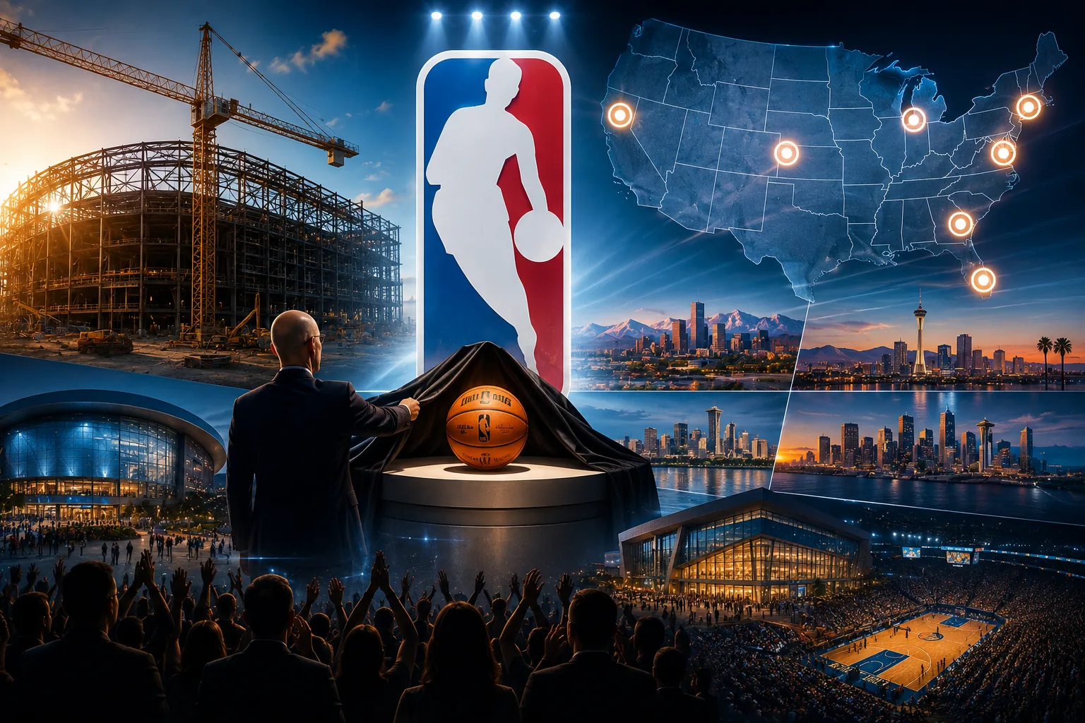 Expansão da NBA, novas franquias, cidades candidatas e o futuro da liga