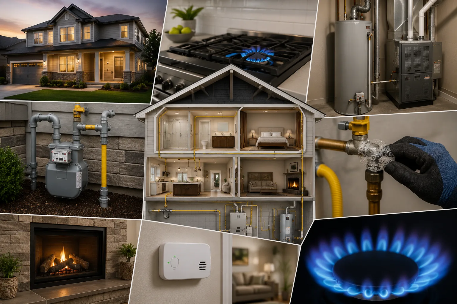 Gás Natural nas Casas Americanas, como funciona e os cuidados necessários