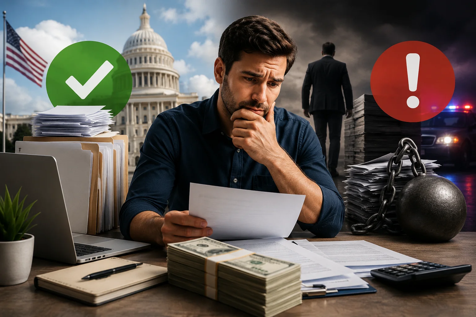 Invoice ou Multa, o que acontece quando você recebe dinheiro sem documentar nos EUA
