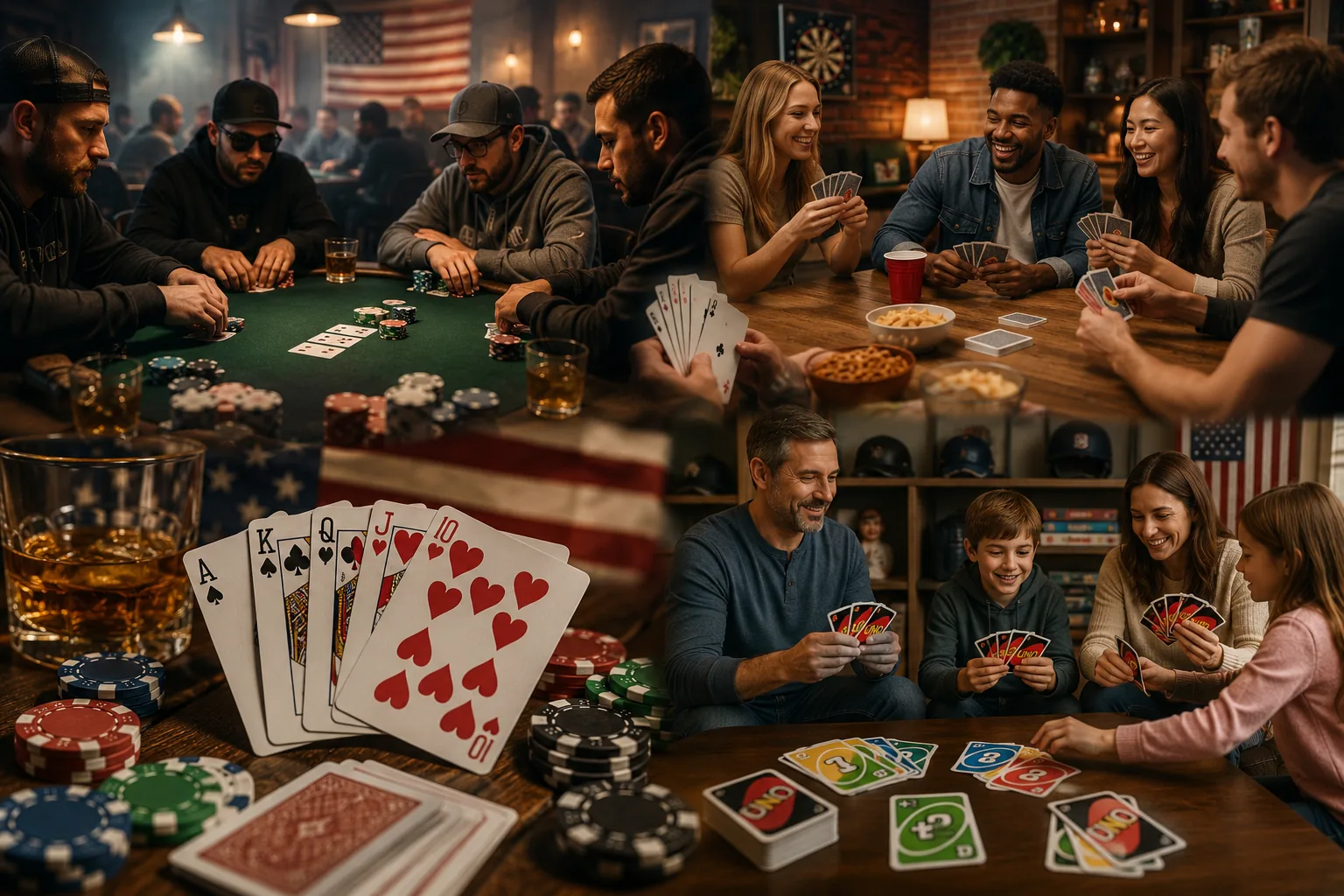 Jogos de Cartas nos EUA, do poker ao UNO e a cultura de card games americanos