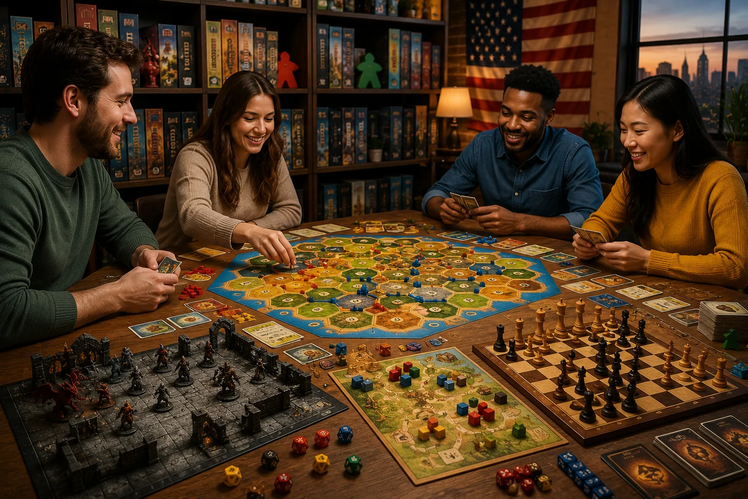 Jogos de Tabuleiro nos EUA, a cultura board game e os mais populares