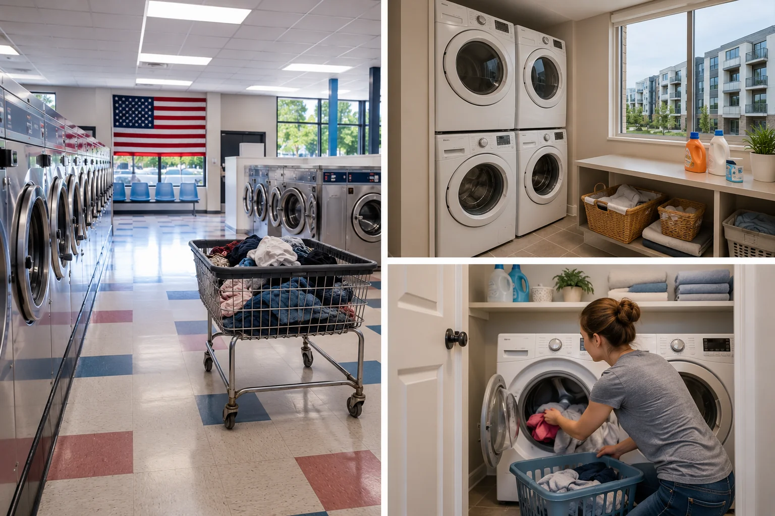 Lavanderia nos EUA: laundromat, área comum em prédios e como funciona o sistema americano