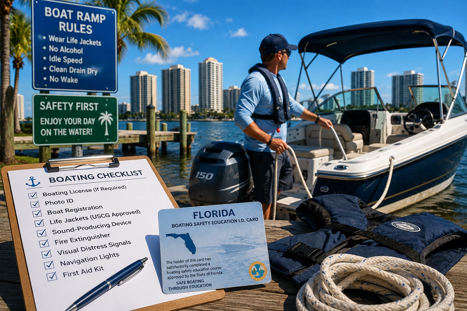 Licença para Barco na Florida, o que você precisa para navegar legalmente