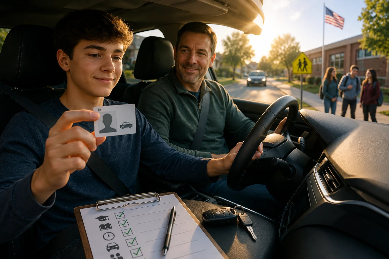 Licença Permit nos EUA, tudo sobre a habilitação provisória para jovens motoristas