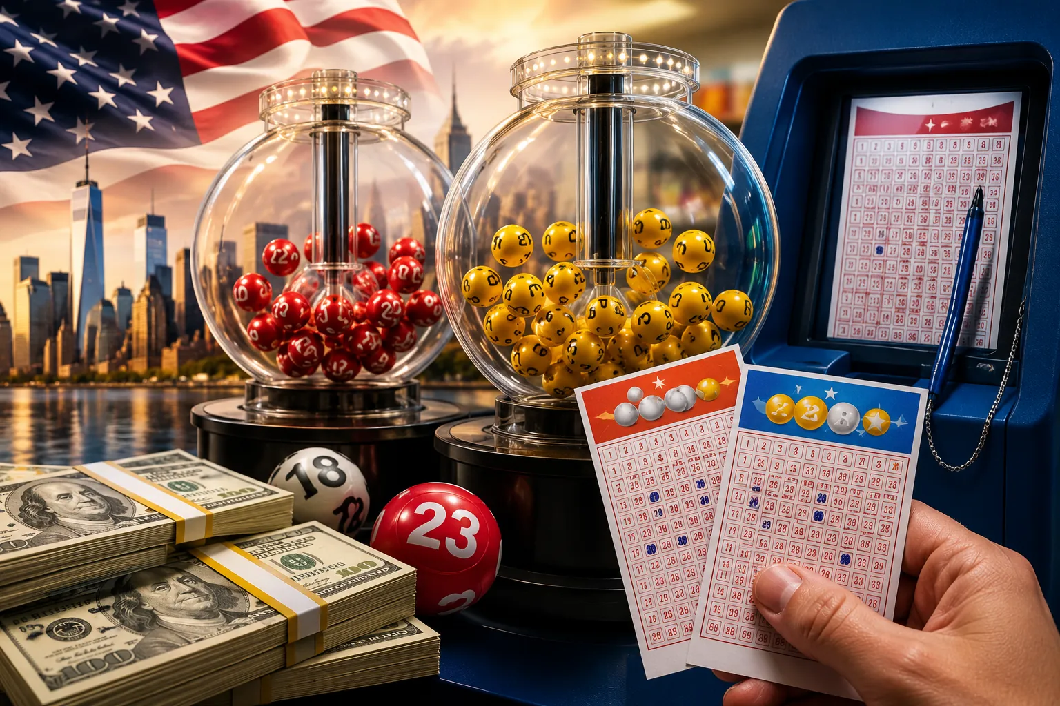 Loterias nos EUA Powerball, Mega Millions e como funcionam