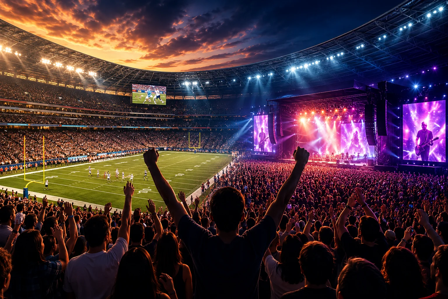 As 15 maiores arenas para esportes e shows nos EUA