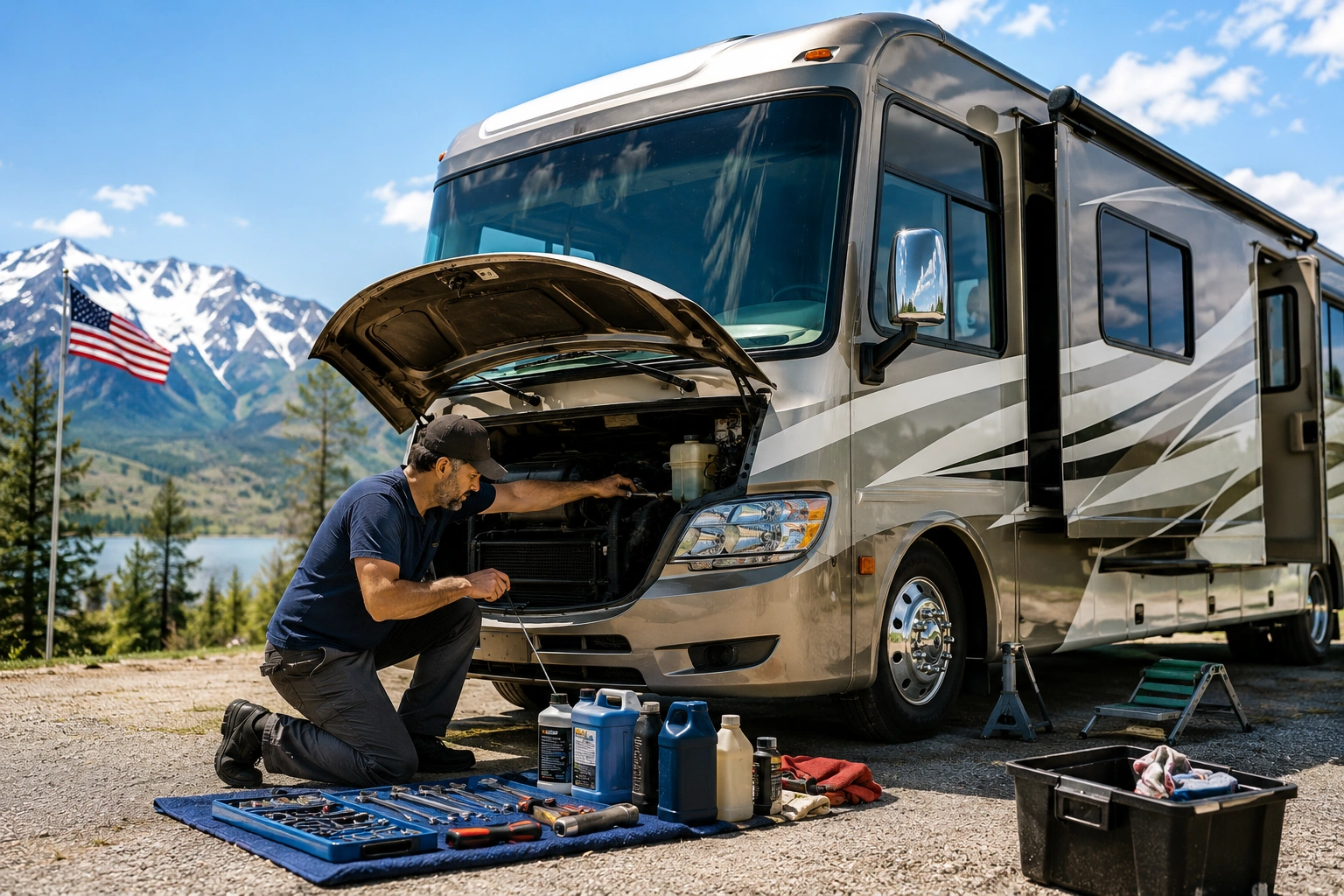 Manutenção do Motorhome nos EUA: custos e o que você precisa saber
