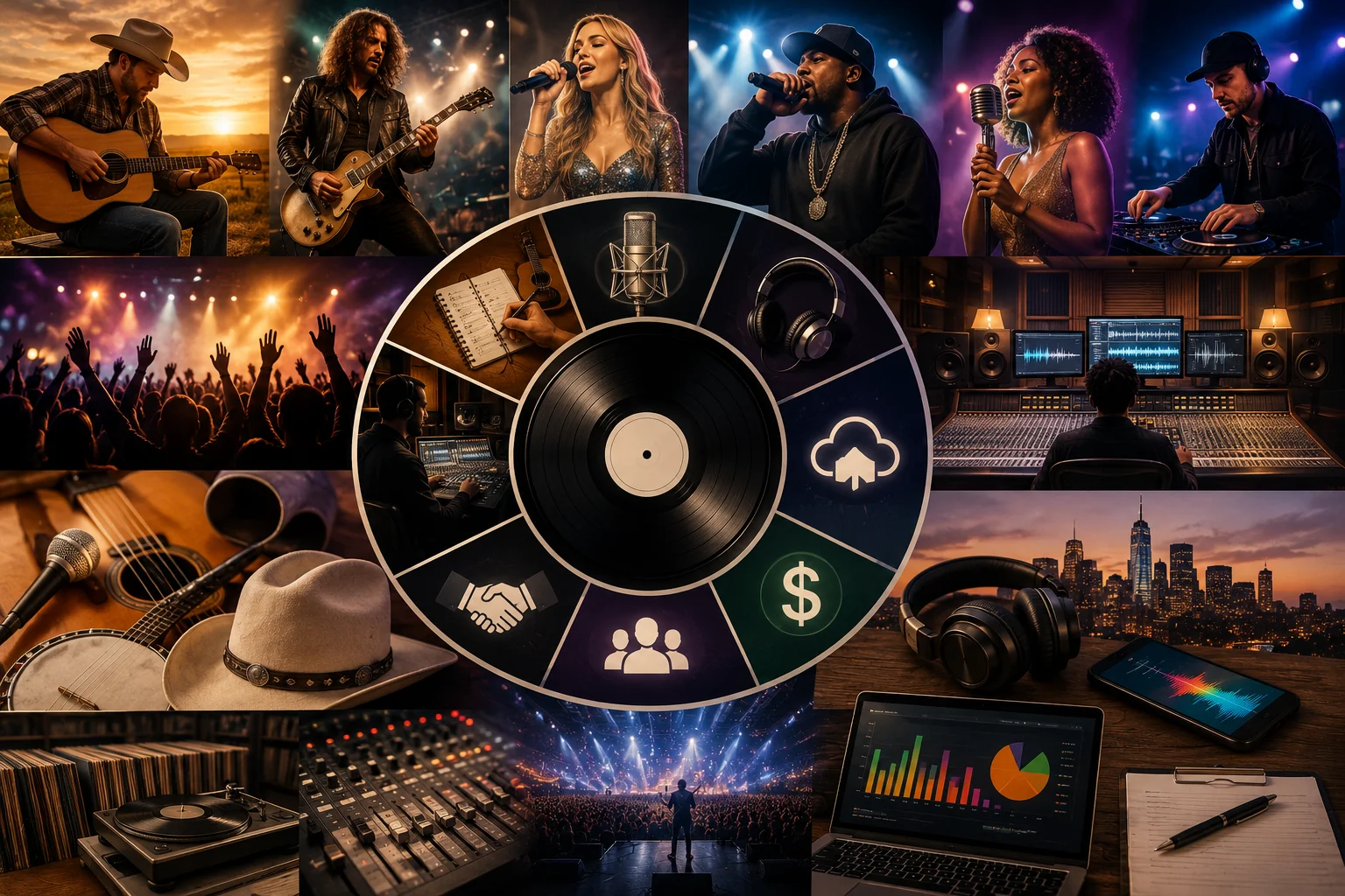 Musica Americana, do country ao hip-hop e como a industria funciona