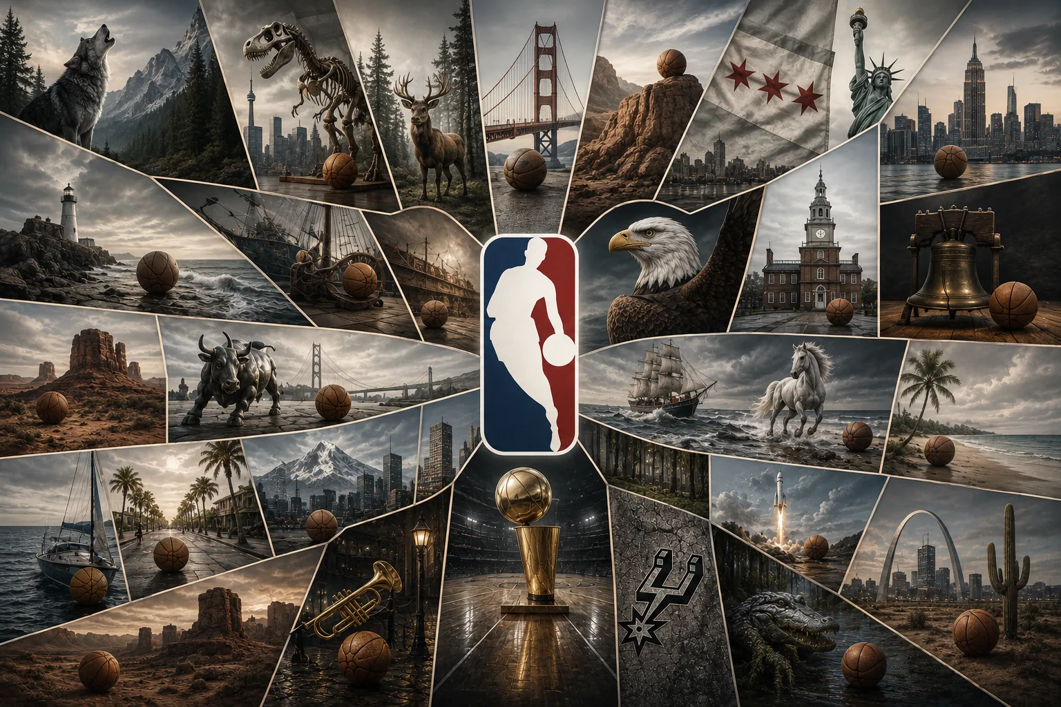 Nomes dos Times da NBA, a historia por trás de cada franquia