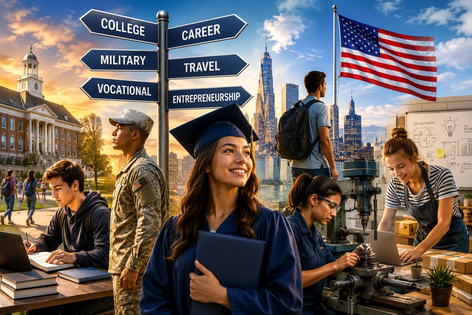 O que os americanos fazem depois do High School, todas as opções explicadas