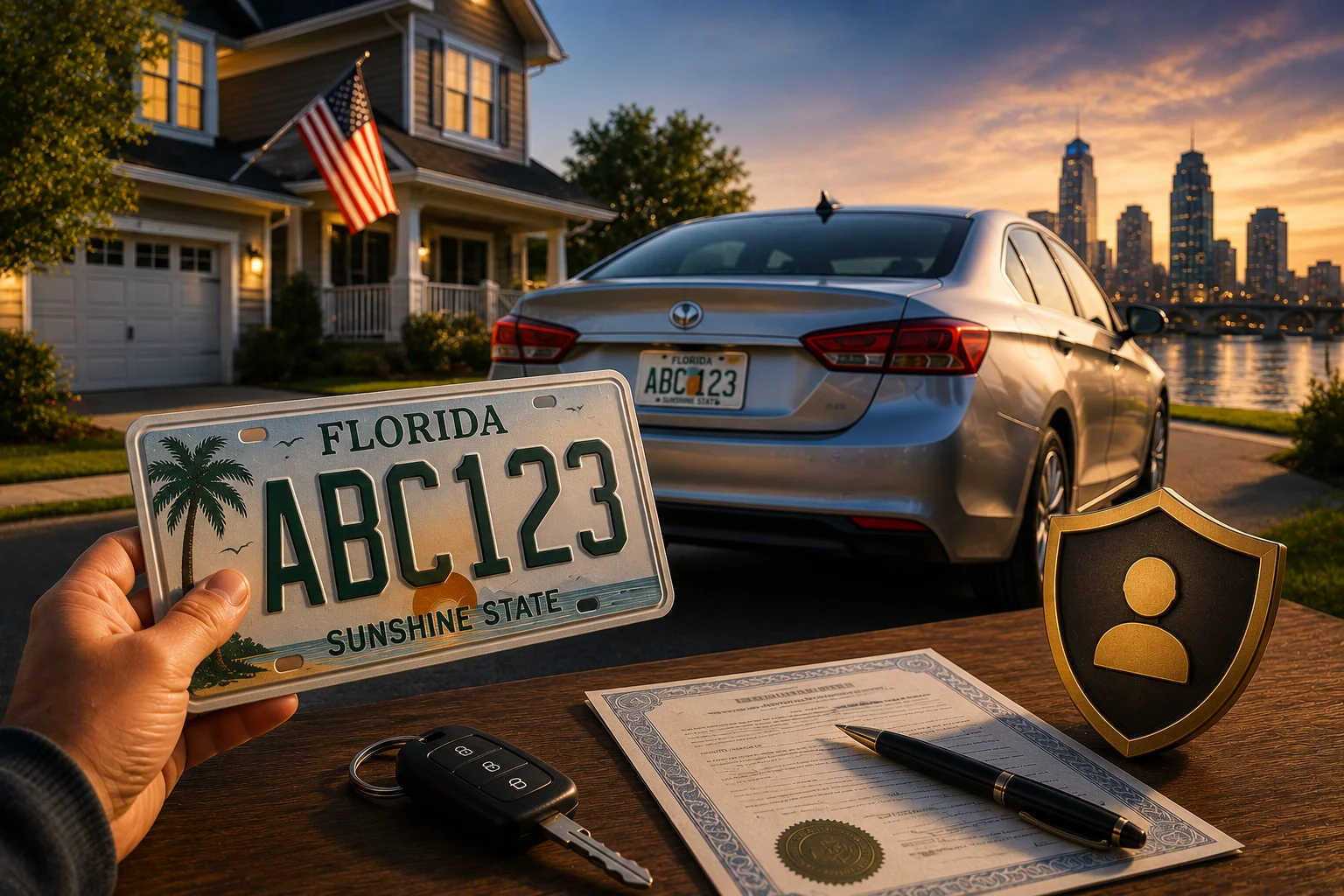 Placa de Carro nos EUA Por que ela pertence ao motorista, não ao veículo?
