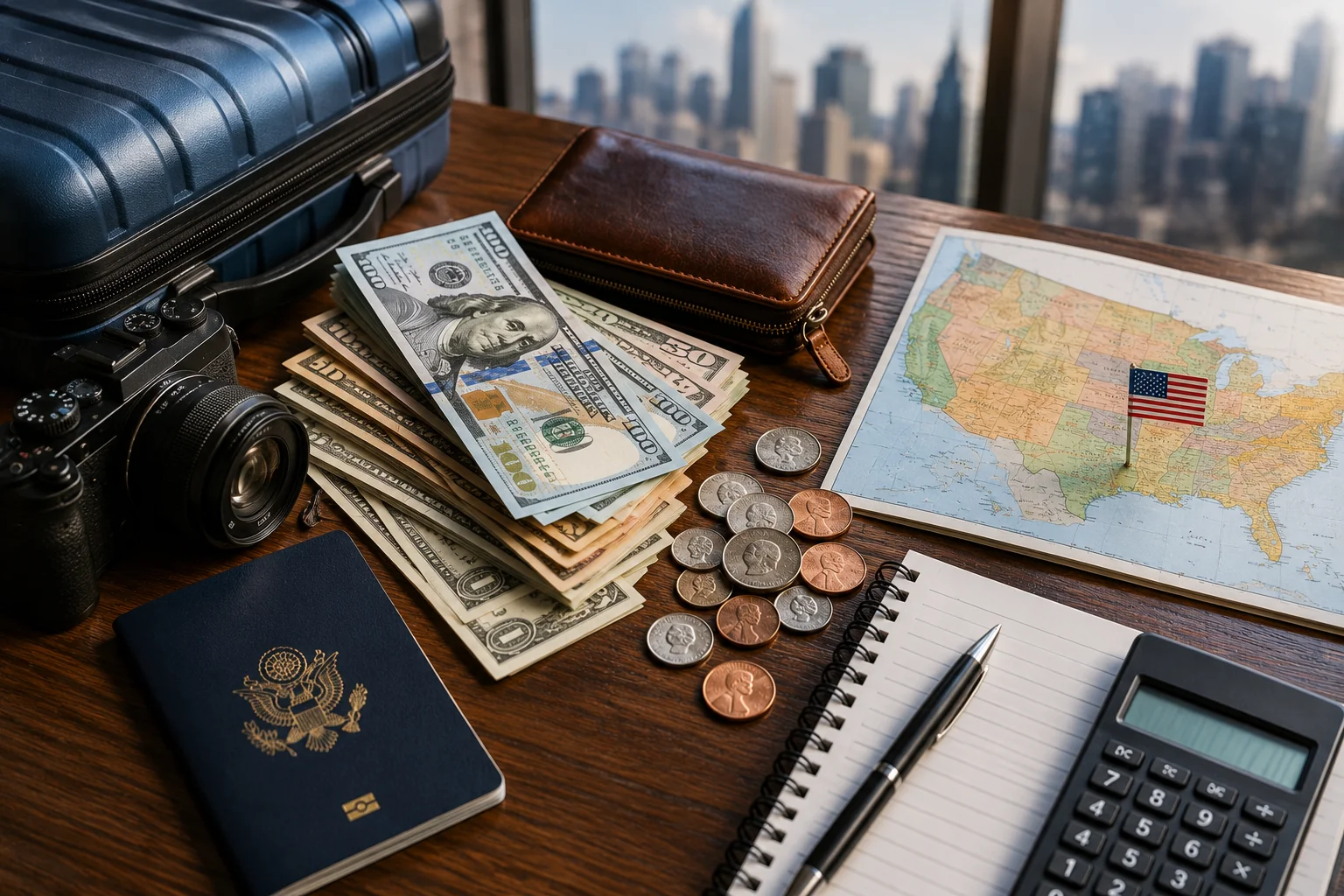 Quanto Dinheiro Levar para os EUA, planejamento por tipo de viagem
