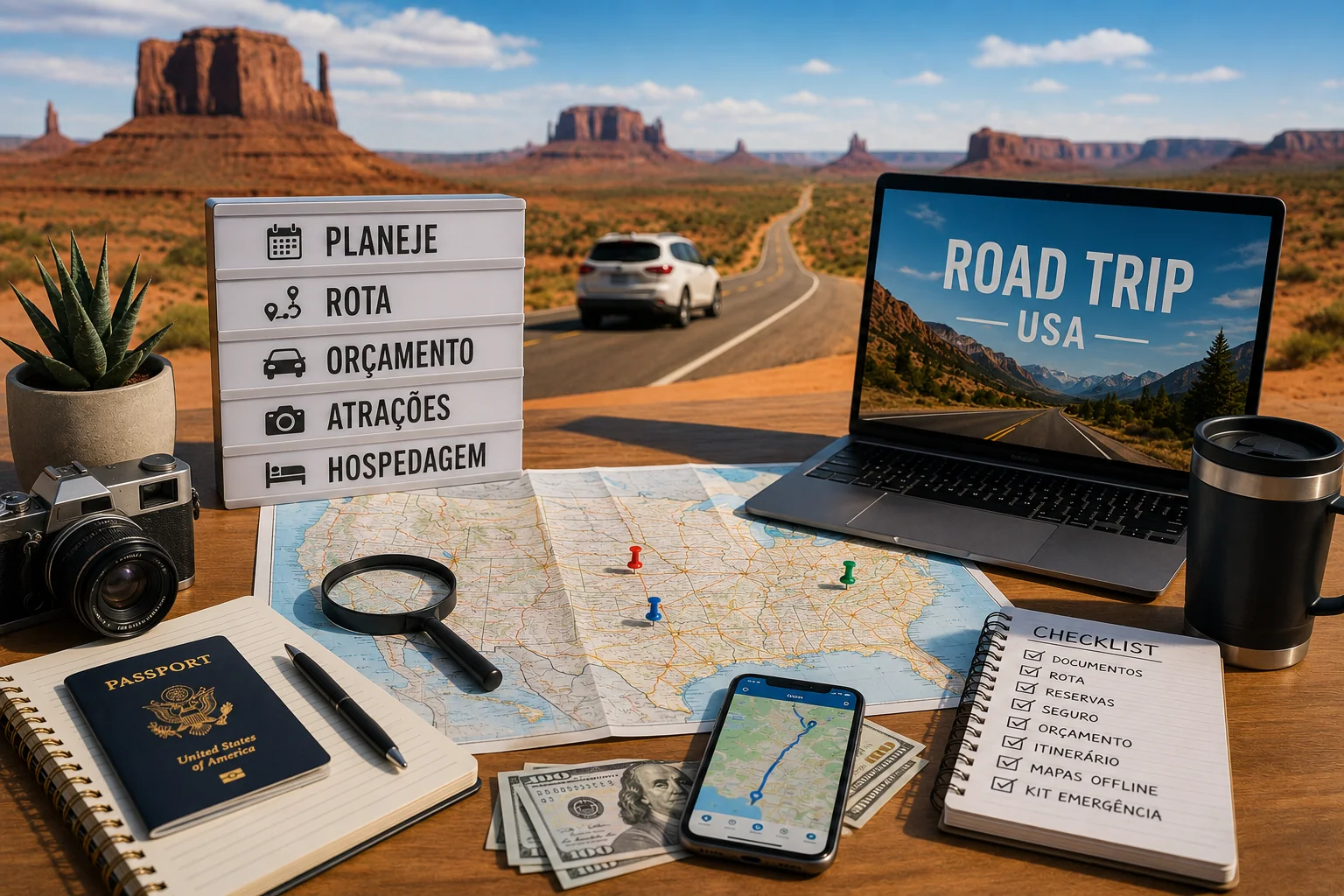 Road Trip nos EUA, como planejar sua viagem de carro pelo pais