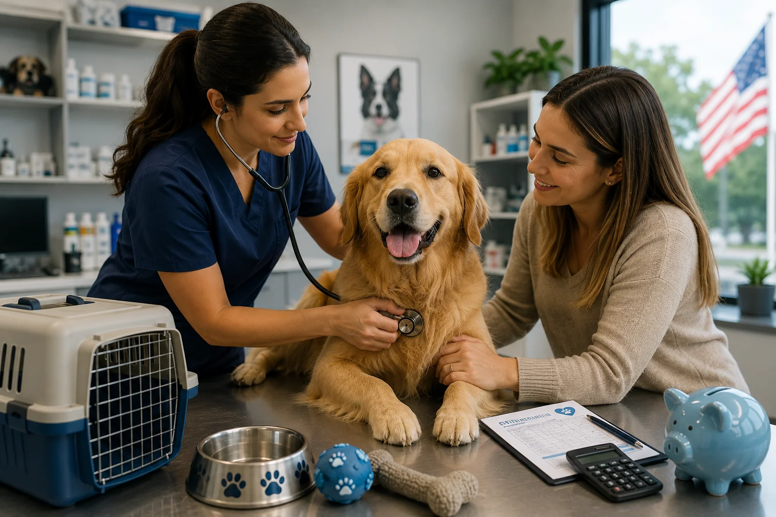 Ter Pet nos EUA: custos reais, veterinário, seguro e o que você precisa saber