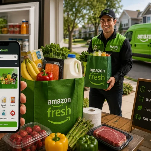 Amazon Fresh e Delivery de Supermercado nos EUA, como economizar tempo