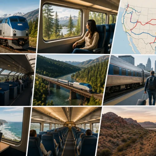Como Funciona o Trem nos EUA Amtrak, rotas e quando compensa usar