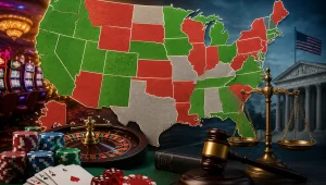 Cassino nos EUA, por que alguns estados permitem e outros proíbem?