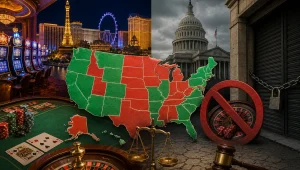 Cassinos nos EUA, por que alguns estados permitem e outros proíbem