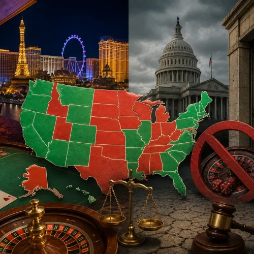 Cassinos nos EUA, por que alguns estados permitem e outros proíbem
