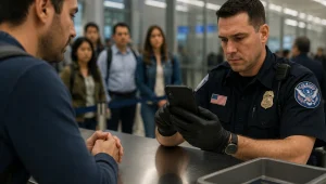 Celular Vistoriado na Imigração dos EUA, o que podem e não podem fazer