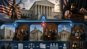 Como Funciona o Sistema Judicial Americano Federal, Estadual e Suprema Corte