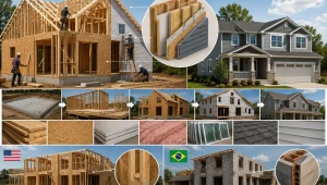 Como São Construídas as Casas nos EUA, wood frame, materiais e diferenças do Brasil