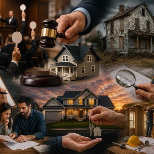 Comprar Casa em Leilão nos EUA, tipos, riscos e como funcionar