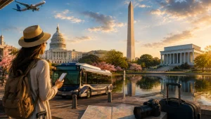 Conexão em Washington DC, como transformar horas de espera em mini-tour pela capital