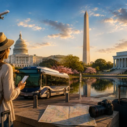 Conexão em Washington DC, como transformar horas de espera em mini-tour pela capital