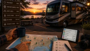 Custo de Pernoite em Motorhome nos EUA: onde estacionar e quanto custa