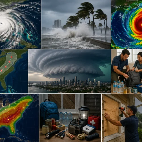 Furacões nos EUA, guia completo, temporada, riscos e como se preparar