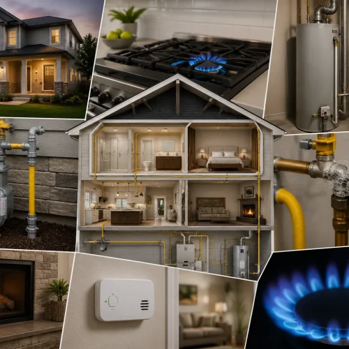 Gás Natural nas Casas Americanas, como funciona e os cuidados necessários