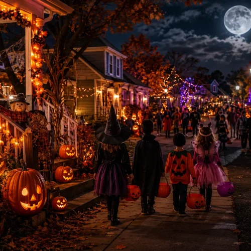 Halloween nos EUA, tradições, trick-or-treat e a festa que para o país