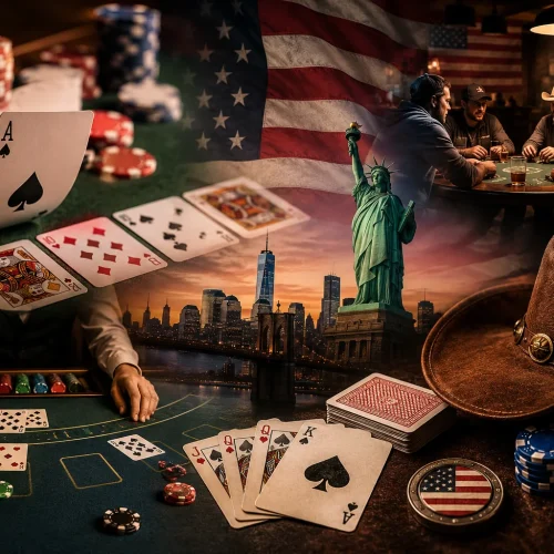 Jogos de Cartas nos EUA, poker, blackjack e a cultura do card game americano