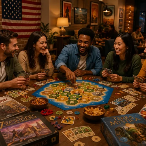 Jogos de Tabuleiro nos EUA, a cultura americana de board games e os mais populares