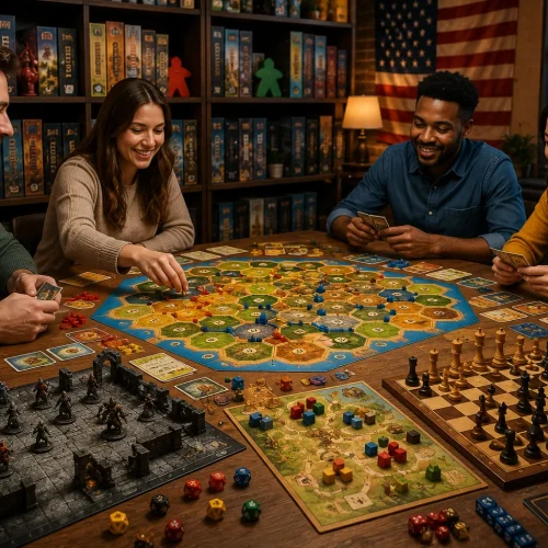 Jogos de Tabuleiro nos EUA, a cultura board game e os mais populares