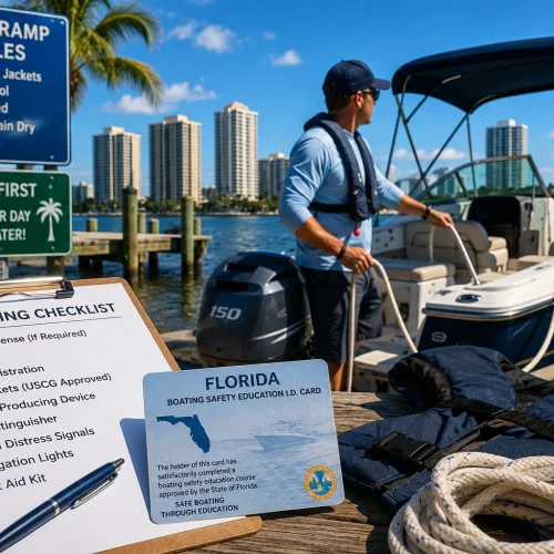 Licença para Barco na Florida, o que você precisa para navegar legalmente