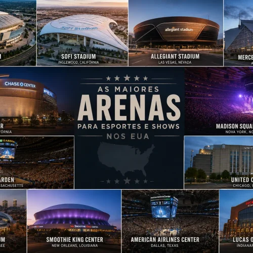As Maiores Arenas para Esportes e Shows nos EUA