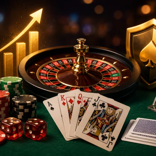 Maiores Chances no Cassino, os jogos onde a casa tem menos vantagem