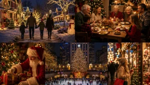 Natal nos EUA, como os americanos celebram o Dezembro e o Christmas