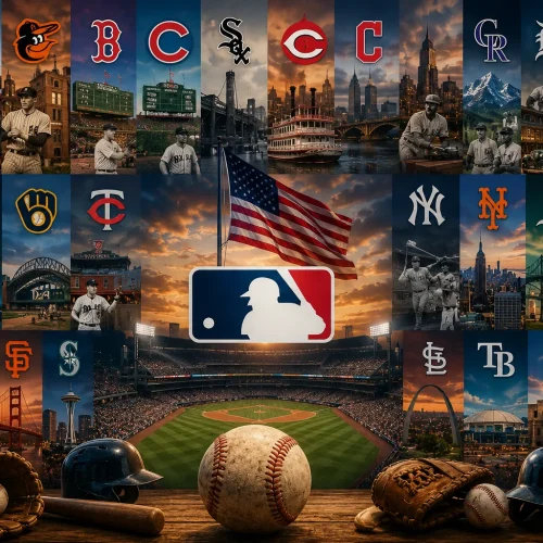 Nomes dos Times da MLB, a história por trás de cada franquia de beisebol