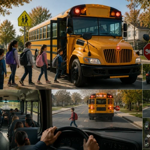 Ônibus Escolar nos EUA, quem tem direito, como funciona e as regras de trânsito