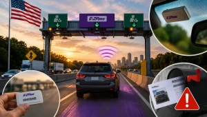 Pedágios nos EUA, como funcionam, E-ZPass e como evitar multas